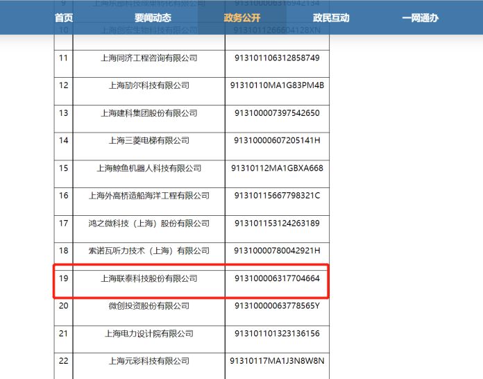产教融合守正创新丨联泰科技入选上海市产教融合型企业建设培育试点名单-01