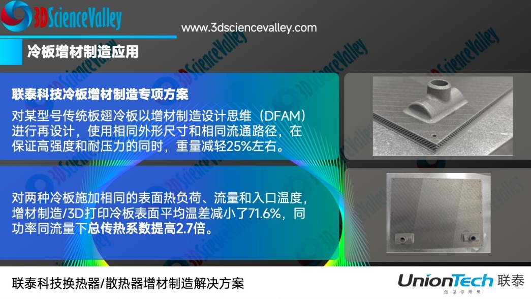 性能跨越式提升｜联泰科技冷板增材制造方案入选 3D 打印换热器白皮书